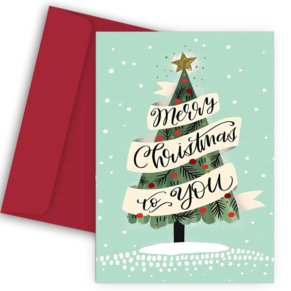 Ευχετήρια Χριστουγεννιάτικη Κάρτα - "Merry Christmas To You"