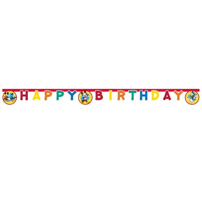 Γιρλάντα Happy Birthday Mickey 200 cm