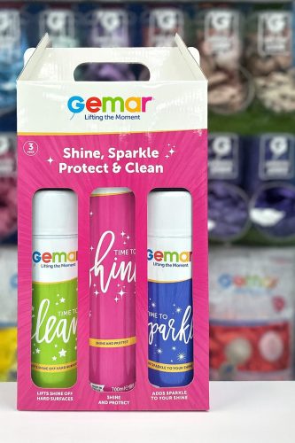 Σετ γυαλιστικών σπρέι για μπαλόνια - Trio 3 τεμ