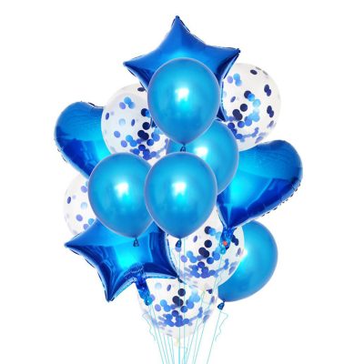 Σετ Μπαλόνια - Μπλε Χρώμα 14 τεμ