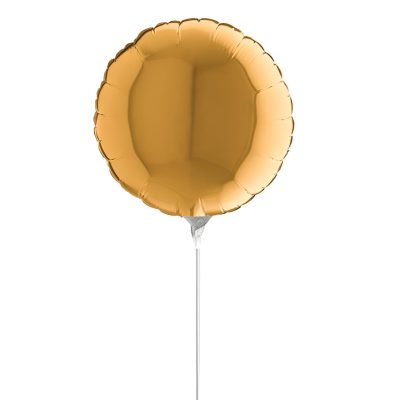 10 Mini Shape μπαλόνι Χρυσό