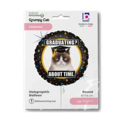 18 Μπαλόνι αποφοίτησης Grumpy Cat