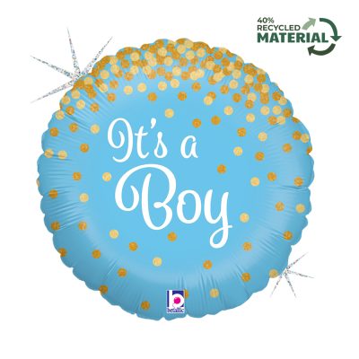18 Μπαλόνι γέννησης It's a Boy glittering ΝΟ PKG