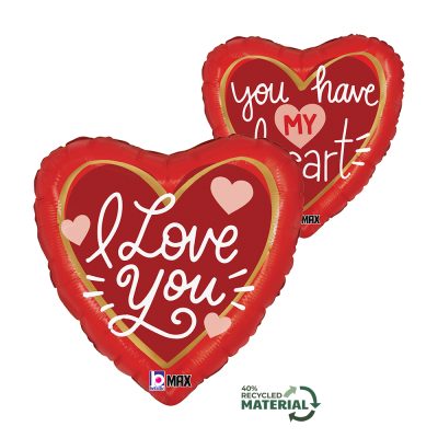 18 Μπαλόνι Καρδιά Love You - You have my Heart