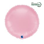 18 Μπαλόνι Pastel Pink Στρογγυλό
