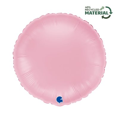 18 Μπαλόνι Pastel Pink Στρογγυλό