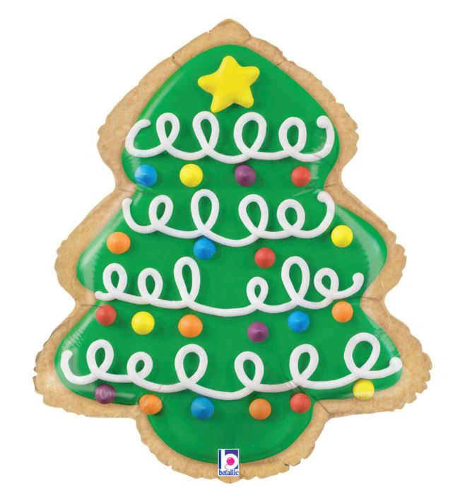 21 Μπαλόνι Χριστουγεννιάτικο δέντρο - μπισκότο