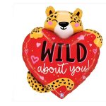  29'' Μπαλόνι Καρδιά & Τσιτάχ - Wild about You