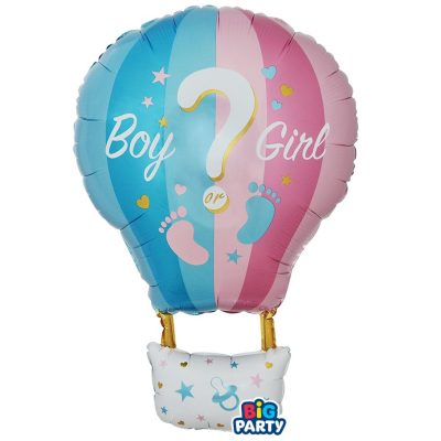 32 Μπαλόνι Gender Reveal - Αερόστατο Boy or Girl
