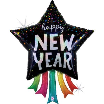 36 Μπαλόνι Αστέρι New Year  Streamers