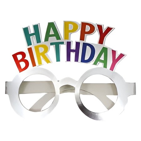Χάρτινα Γυαλιά πάρτυ Happy Birthday 4 τεμ Χάρτινα Γυαλιά Πάρτυ - Happy Birthday 4 τεμ