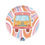 Χάρτινα Πιάτα - 70’s Hippie 6 τεμ
