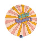 Χάρτινα Πιάτα - 70’s Hippie 6 τεμ