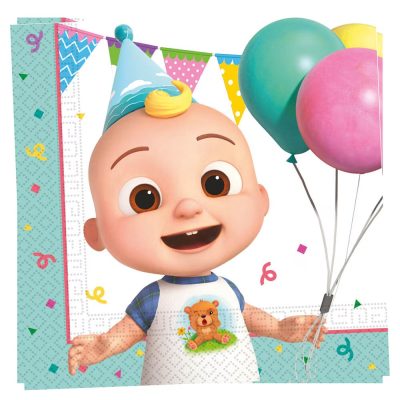 Χαρτοπετσέτες - Cocomelon Birthday 20 τεμ