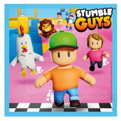 Χαρτοπετσέτες Stumble Guys 20 τεμ