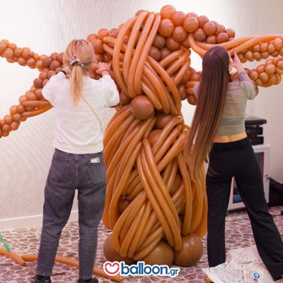 Καφέ Μόκα Μπαλόνι Κατασκευής Modeling