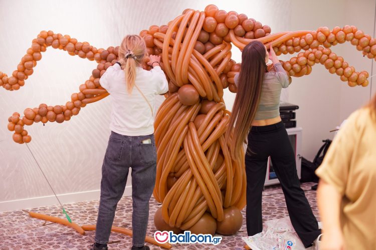 Καφέ Μόκα Μπαλόνι Κατασκευής Modeling