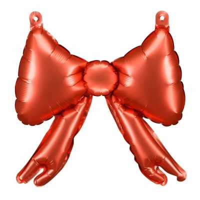 Mini Shape Μπαλόνι Κόκκινος Φιόγκος 5 τεμ