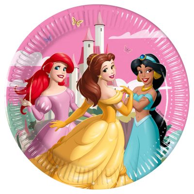 Πιάτα γλυκού Πριγκίπισσες Create Your World 8 τεμ