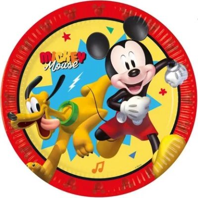 Πιάτα φαγητού Mickey Jump IntoFun 8 τεμ