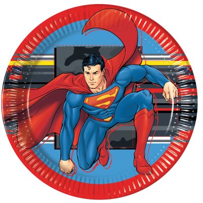 Πιάτα πάρτυ Superman Krypton 8 τεμ