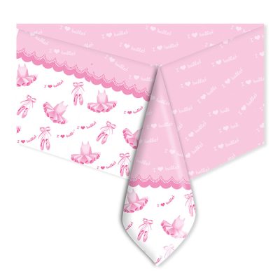 Τραπεζομάντηλο Πλαστικό - Μπαλαρίνα I Love Ballet 140 x 270 cm