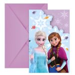 Προσκλήσεις πάρτυ Frozen - Idyllic Wonder 6 τεμ