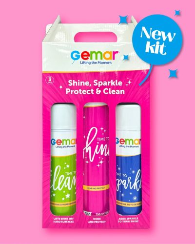 Σετ γυαλιστικών σπρέι για μπαλόνια - Trio 3 τεμ