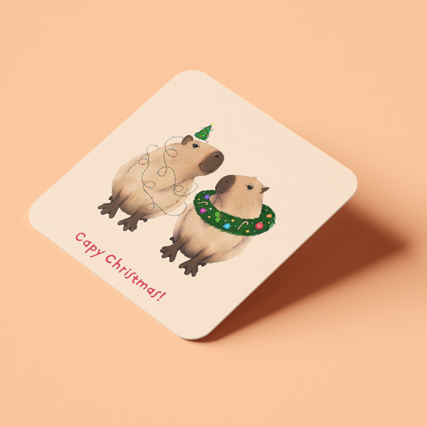 Χριστουγεννιάτικο Σουβέρ Capybara – Capy Christmas