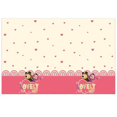 Τραπεζομάντηλο Μάσα και Αρκούδος 120 x 180 cm