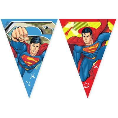 Τριγωνικά Σημαιάκια Superman Krypton 230cm