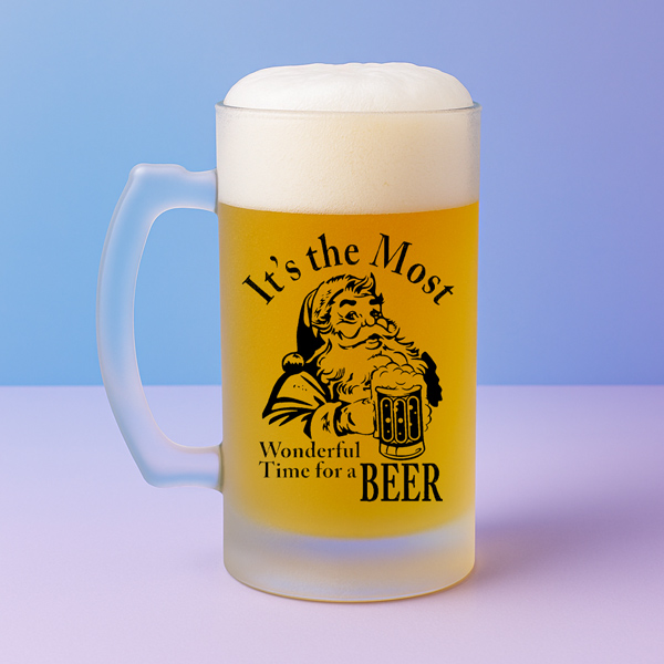 Χριστουγεννιάτικο ποτήρι μπυρας Its most Woderful time for a beer