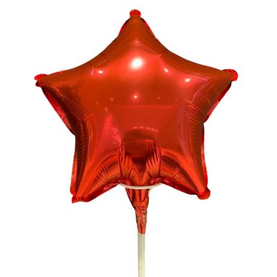 10'' Mini Shape Μπαλόνι Αστέρι Κόκκινο