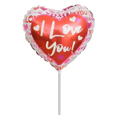 10” Mini Shape Μπαλόνι Καρδιά I Love you xoxo