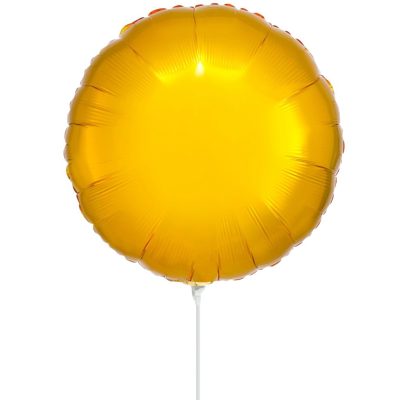 10'' Mini Shape Μπαλόνι Στρογγυλό Χρυσό