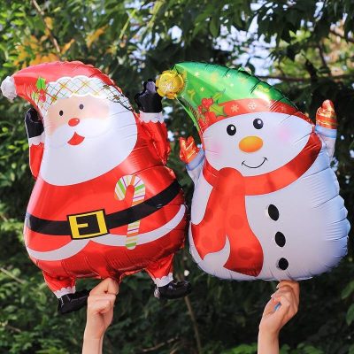 Junior Shape Μπαλόνι Χαμογελαστός Άγιος Βασίλης