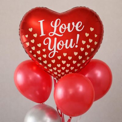 18'' Μπαλόνι μικρές καρδιές ''I Love You''