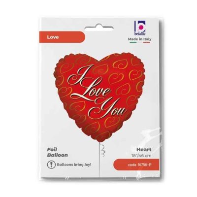 18'' Μπαλόνι Κόκκινη Καρδιά 24K Love