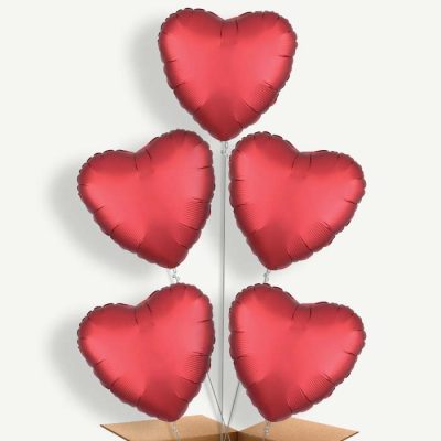 18'' Μπαλόνι Κόκκινη Καρδιά Σατέν