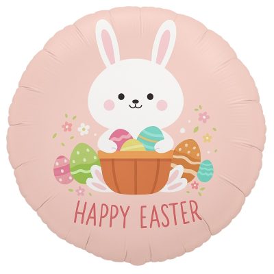 18'' Μπαλόνι Λαγουδάκι Happy Easter