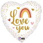 18 Μπαλόνι Καρδιά  Βoho Love You