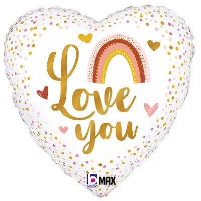 18 Μπαλόνι Καρδιά  Βoho Love You