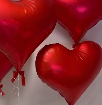22'' Μπαλόνι Fancy Κόκκινη Καρδιά