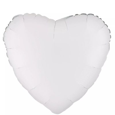 24'' Μπαλόνι Καρδιά Λευκή