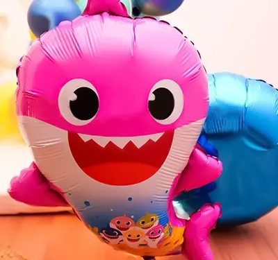 27″ Μπαλόνι Καρχαριάκι Φούξια