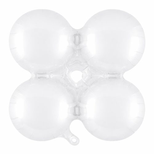 18 Άσπρο Foil Μπαλόνι 4πλο για γιρλάντα