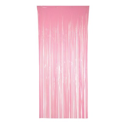 Παστέλ Ροζ Κουρτίνα πάρτυ 200x100cm
