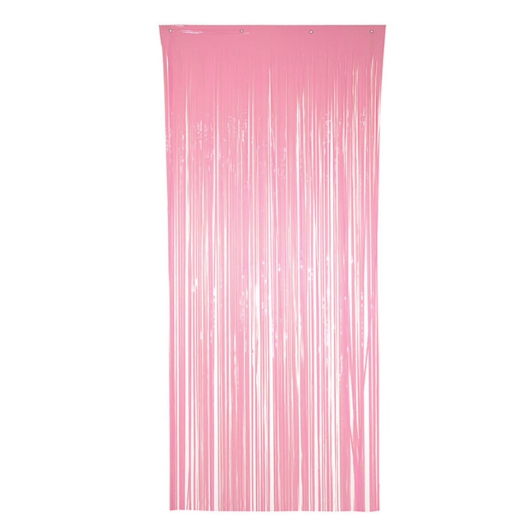 Παστέλ Ροζ Κουρτίνα πάρτυ 200x100cm Παστέλ Ροζ Κουρτίνα πάρτυ 200x100cm