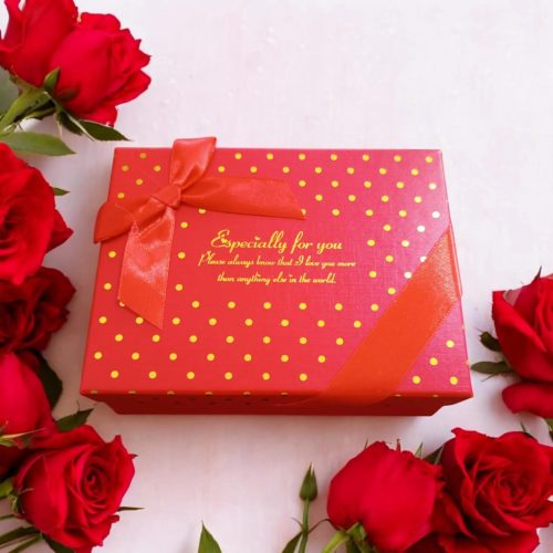 Ρομαντικό Κουτάκι Με Τριαντάφυλλα & Αρκουδάκι