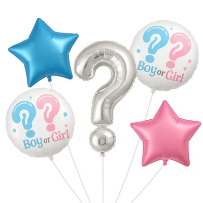 Σετ Μπαλόνια Gender Reveal 5 τεμ
